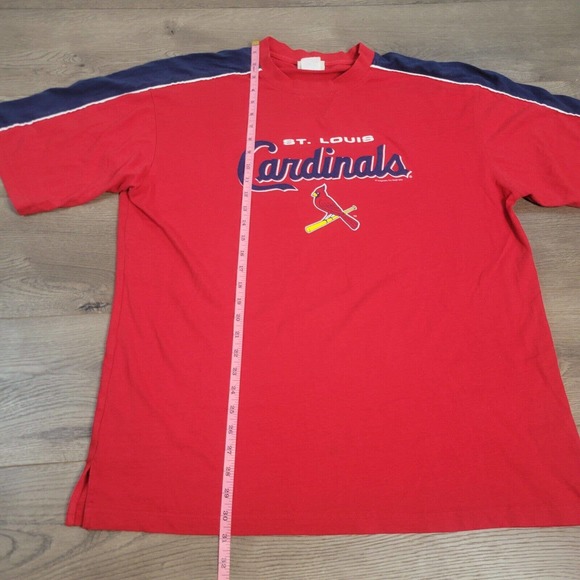 St Louis Cardinals Shirt Mens Extra Large Red Graphic Tee Athleisure Lounge - Picture 5 of 6